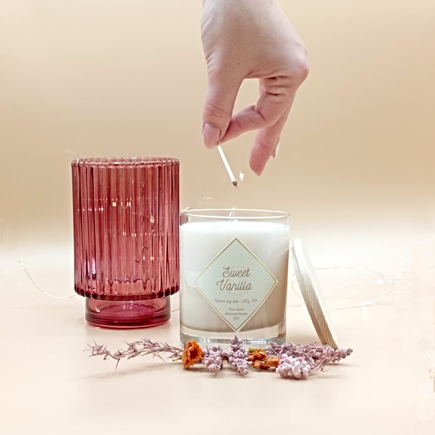 Sweet Vanilla - Vela Cera de Soja